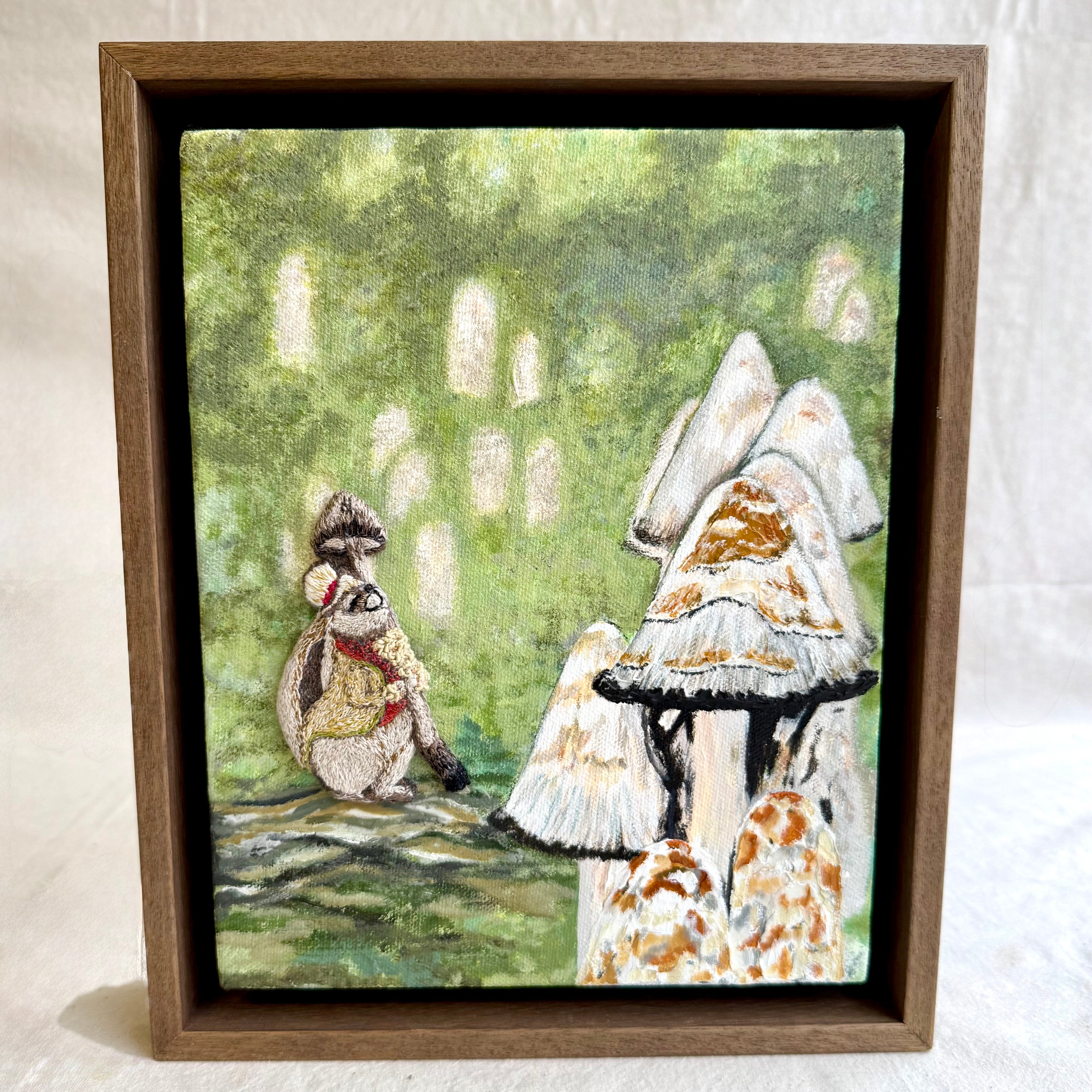 Belinda Kay - Rabbit under a mushroom